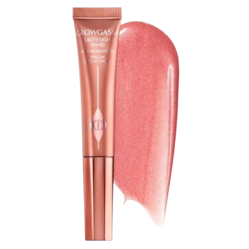Charlotte Tilbury Pinkgasm Liquid Blush Highlighter Wand - Luminous Soft Pink